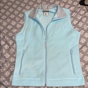 columbia fuzzy vest